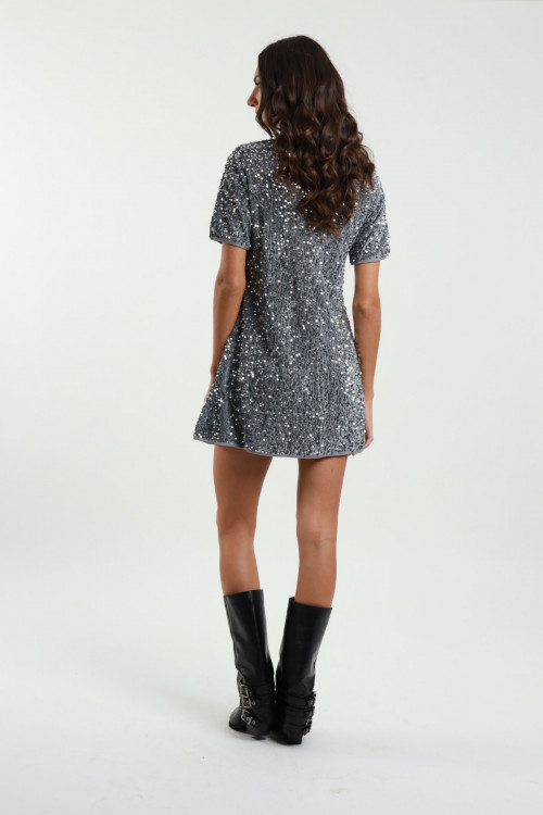 Susy Mix Abito Paillettes Offerte esclusive