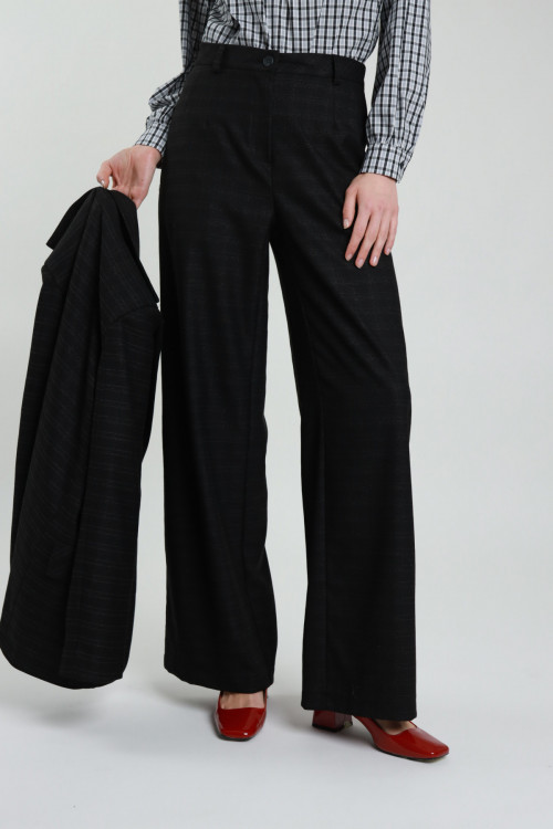 Susy Mix Pantalone Dritto Check Italia
