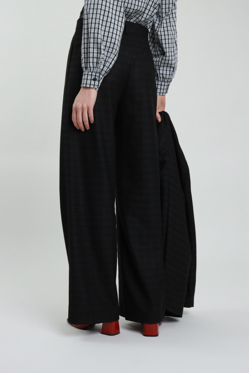Susy Mix Pantalone Dritto Check Italia