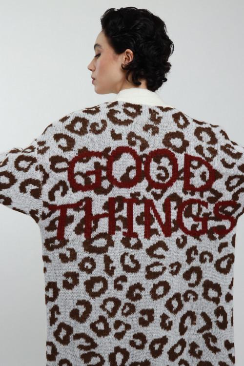 Susy Mix Cardigan Maculato "Good Things" Pezzi Unici