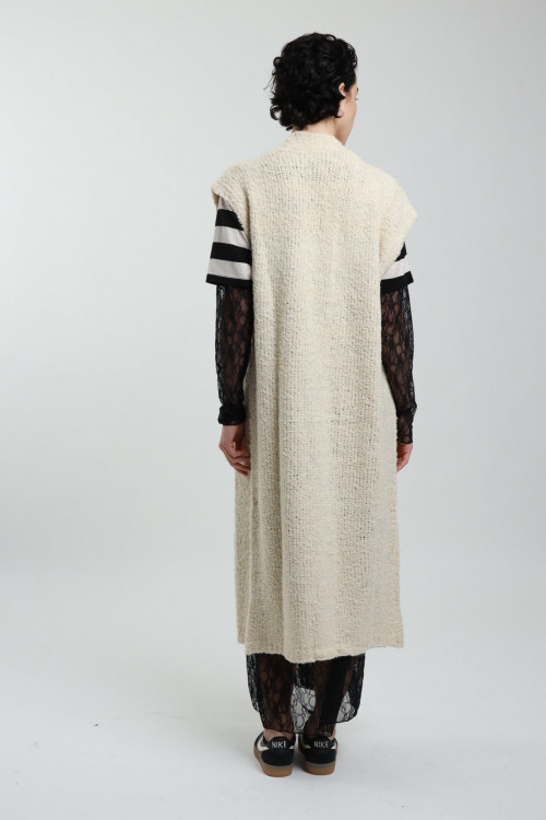 Susy Mix Gilet Lungo Boucle Acquista Ora