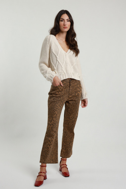 Susy Mix Pantaloni Trombetta Maculati Online