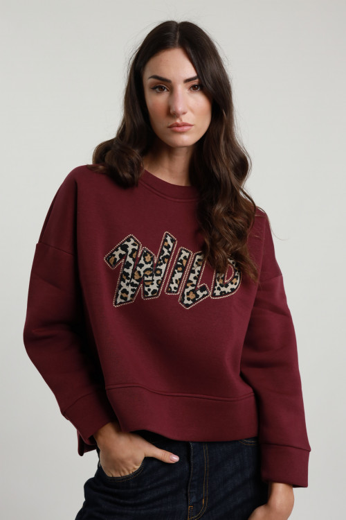 Susy Mix Felpa Girocollo "Wild" Hotsell