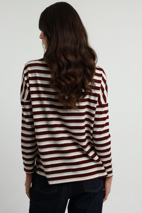 Susy Mix Maglia Righe "You Are a Star" Vendita Calda