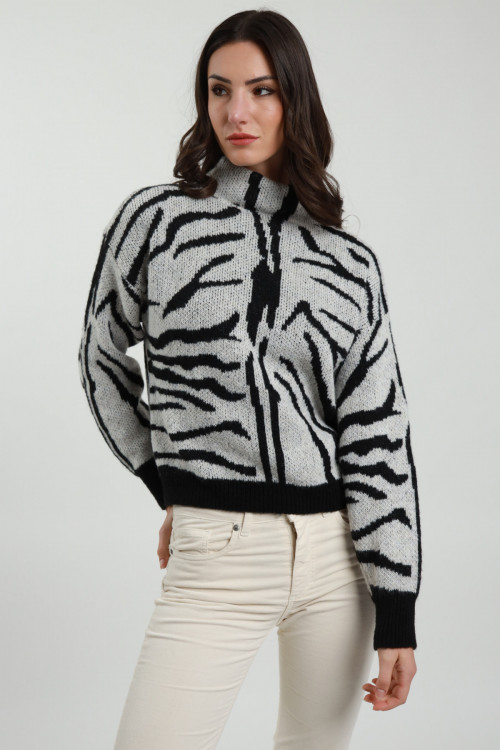 Susy Mix Maglia Zebrata Offerta natalizia