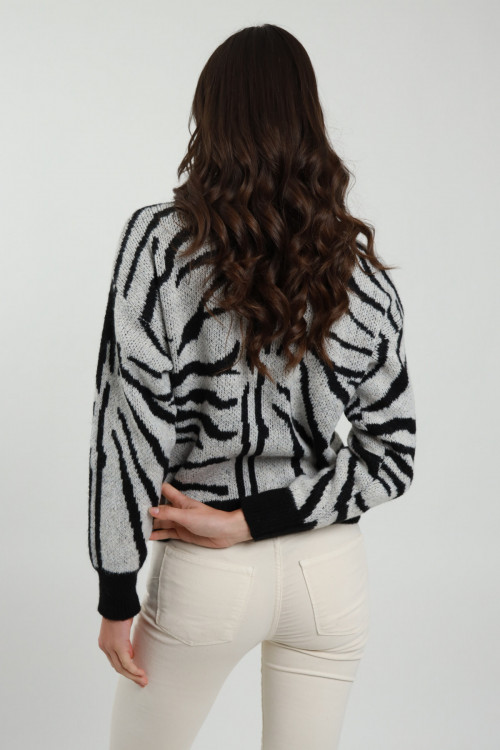 Susy Mix Maglia Zebrata Offerta natalizia