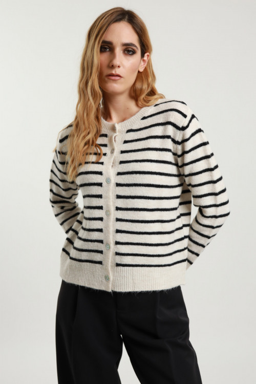Susy Mix Cardigan Righe Online Outlet