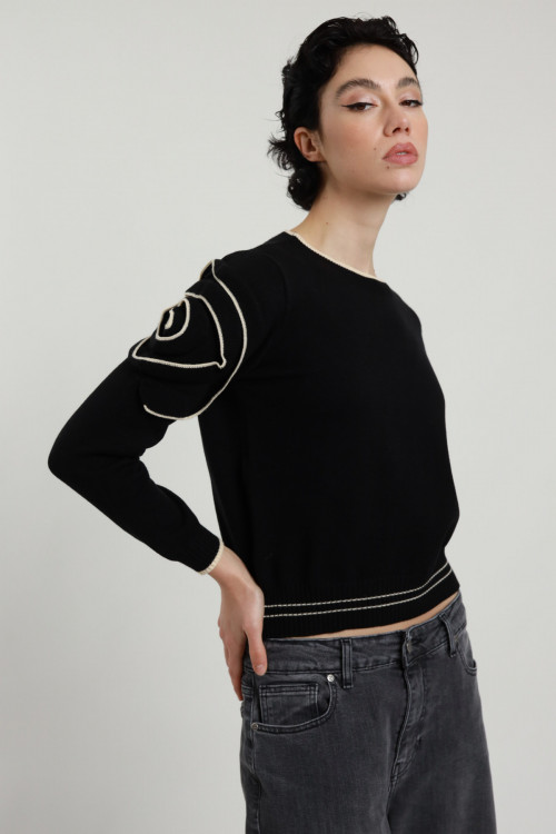 Susy Mix Maglioncino Ricamo Offerte esclusive