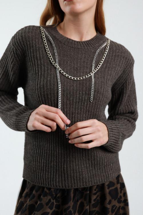 Susy Mix Maglione con Catena Enormi risparmi