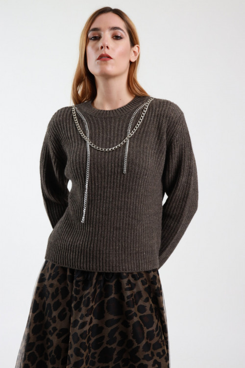 Susy Mix Maglione con Catena Enormi risparmi
