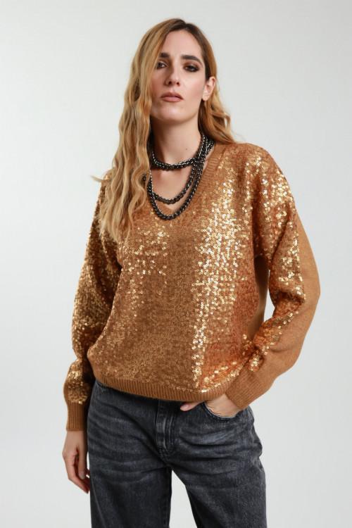 Susy Mix Maglioncino Paillettes Fino al 60% di sconto