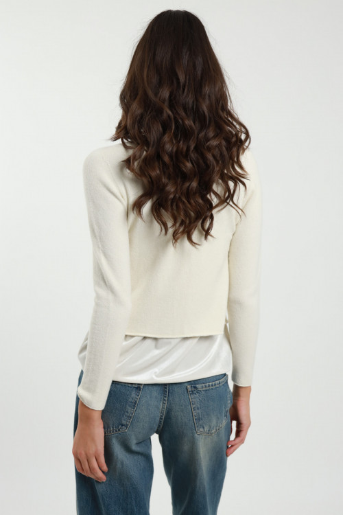 Susy Mix Cardigan Crop con Laccetto 50% di sconto con spedizione gratuita