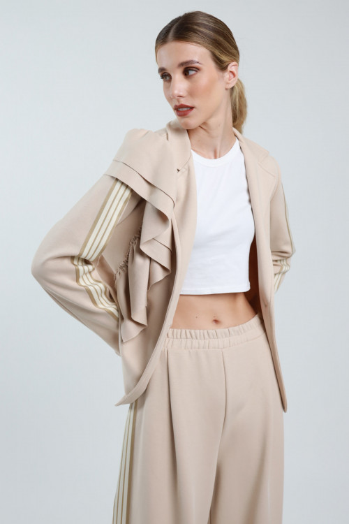 Susy Mix Blazer con Rouges e Banda Laterale Hotsell
