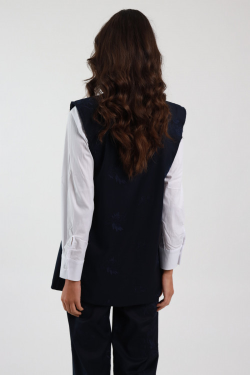 Susy Mix Gilet Ricamato Vendita Economica