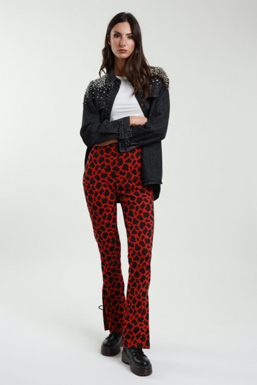 Susy Mix Pantaloni Trombetta Maculati Offerta speciale
