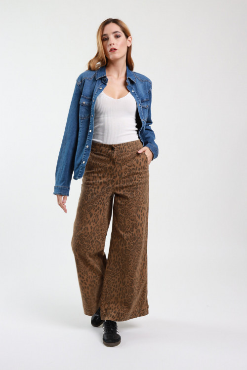 Susy Mix Denim A Palazzo Maculato Offerta natalizia