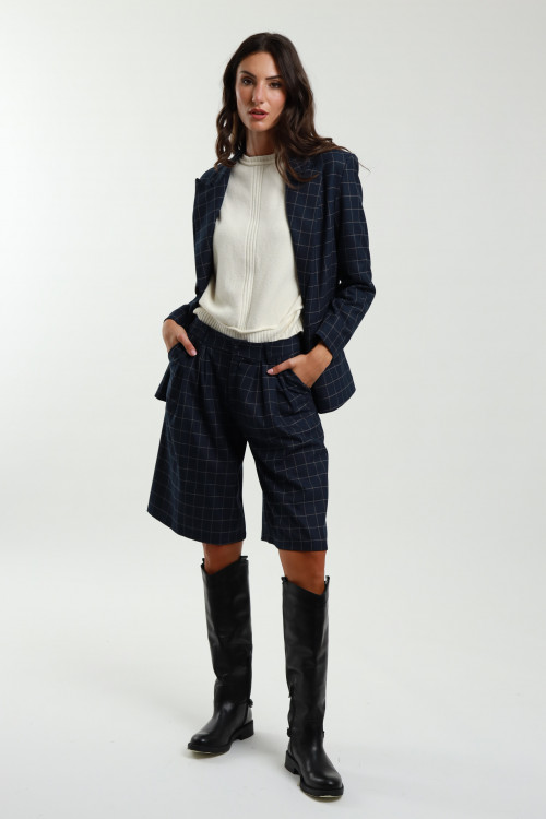 Susy Mix Bermuda Check Vendita calda