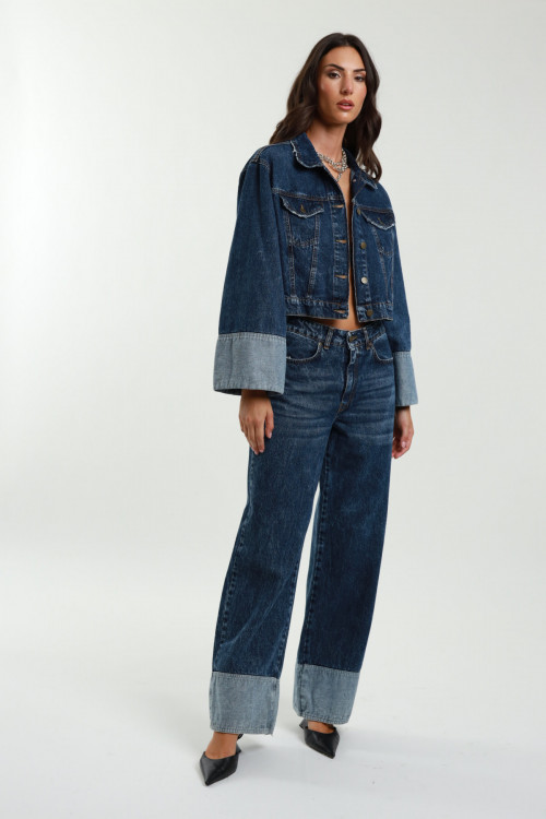 Susy Mix Jeans Gamba Larga Offerta temporanea