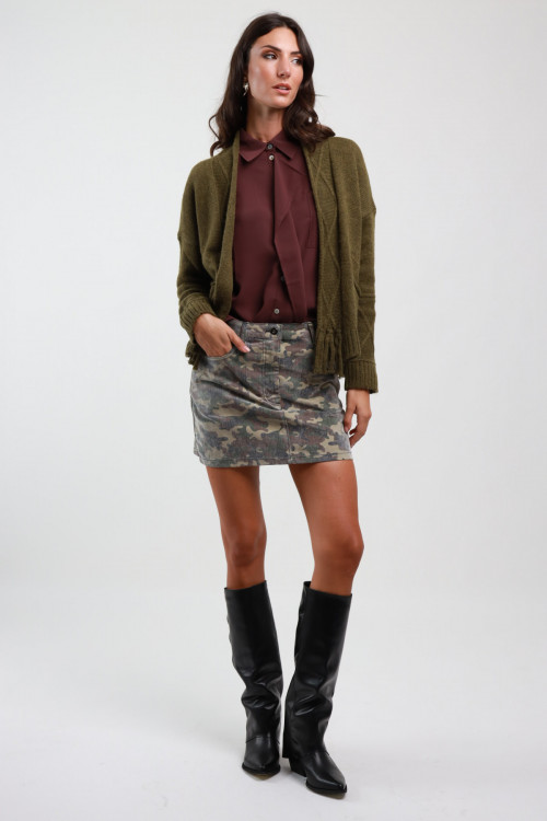 Susy Mix Minigonna Mimetica Esporta salva