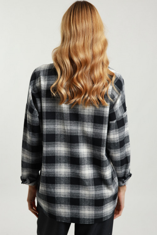 Susy Mix Camicia Check con Fiori Spedizione Gratuita