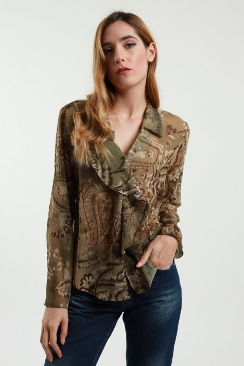 Susy Mix Blusa Scollo V Fantasia Negozi Online