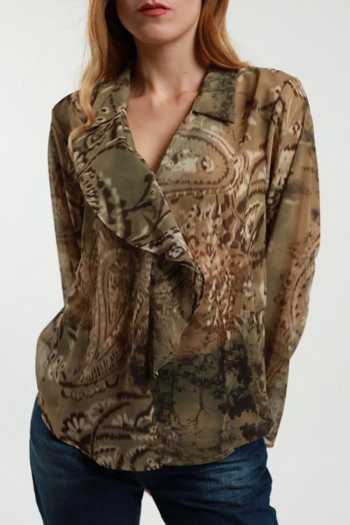 Susy Mix Blusa Scollo V Fantasia Negozi Online