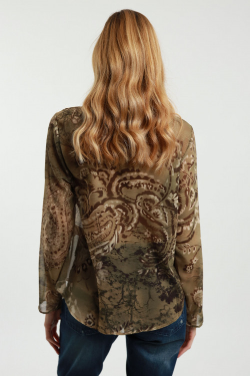 Susy Mix Blusa Scollo V Fantasia Negozi Online