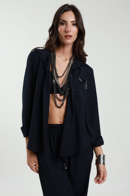 Susy Mix Camicia Con Spille Novità