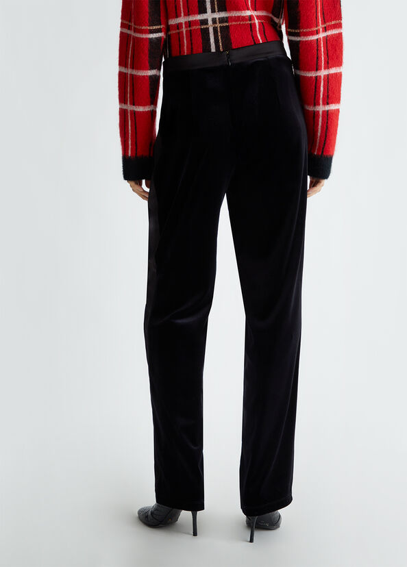Liu Jo Pantaloni eleganti in velluto Prezzo Ridotto
