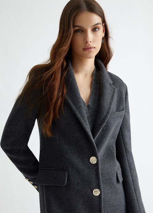 Liu Jo Cappotto slim in misto lana Online
