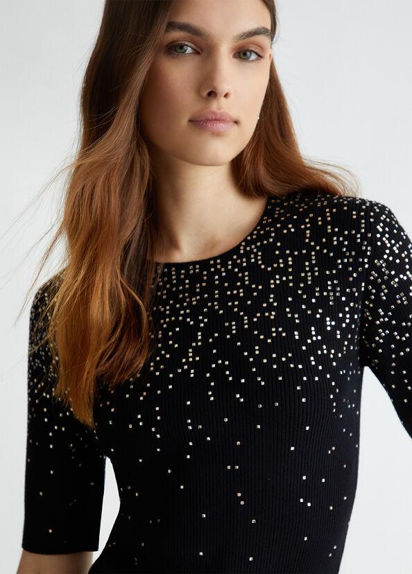 Liu Jo Top con strass dégradé Hotsell