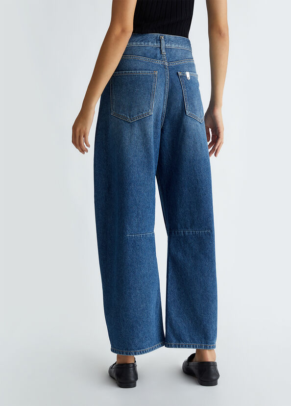 Liu Jo Jeans balloon a vita alta Saldi Di Fabbrica