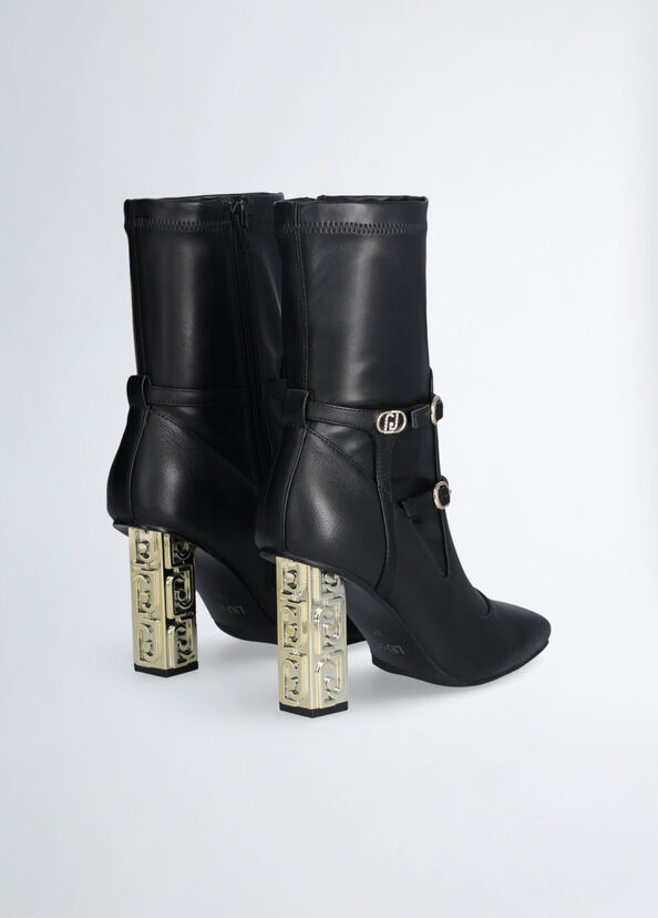 Liu Jo Stivaletti con tacco logato Shopping online