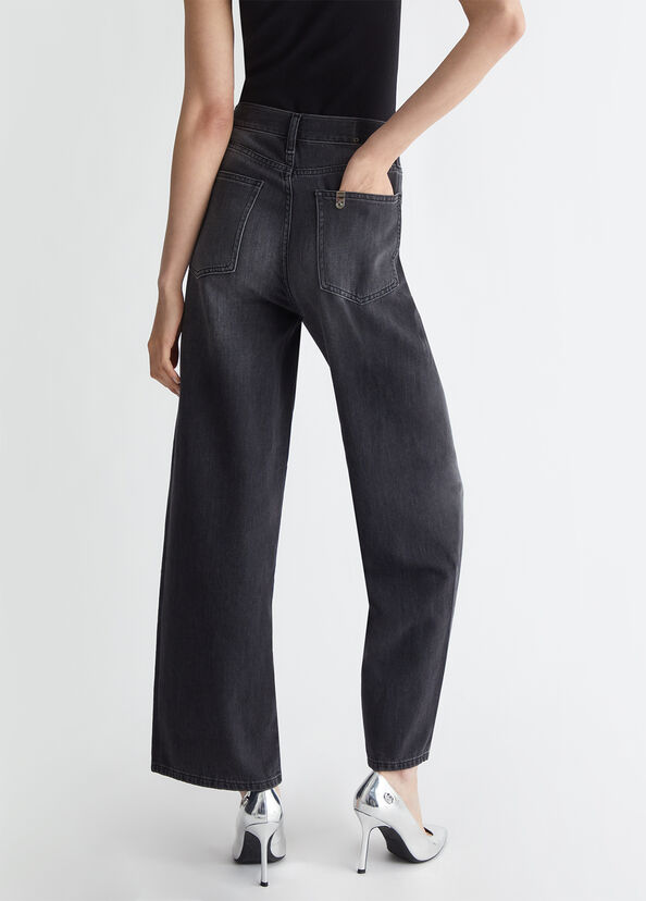 Liu Jo Jeans flare in cotone Online Outlet