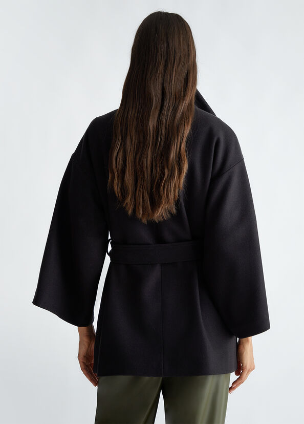 Liu Jo Cappotto corto in misto lana Offerte speciali