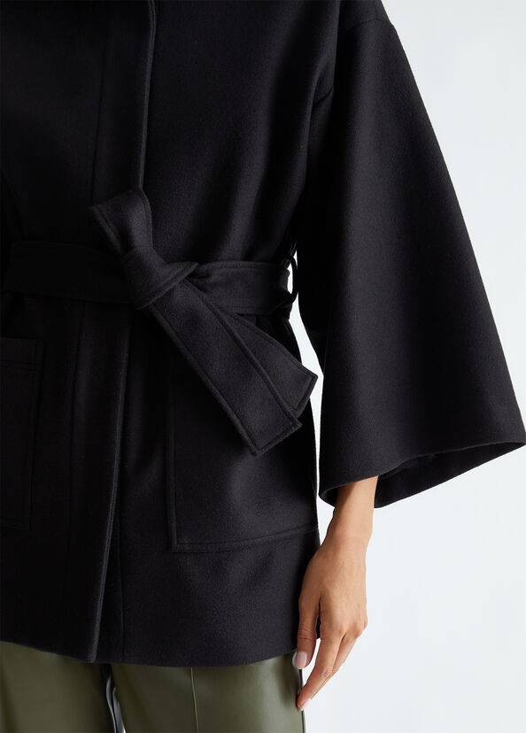 Liu Jo Cappotto corto in misto lana Offerte speciali