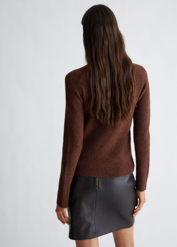 Liu Jo Dolcevita in misto lana con logo Super Saving Price