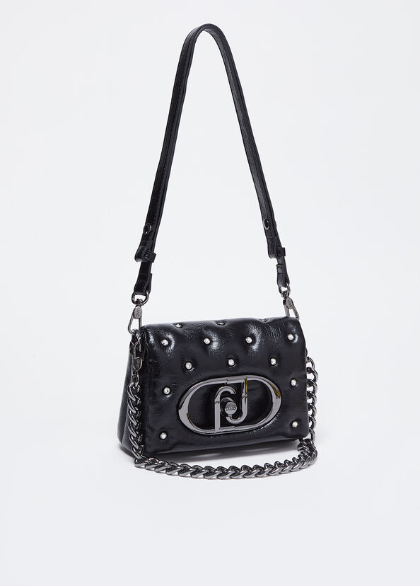 Liu Jo Borsa piccola LaPuffy con strass Promozione temporanea