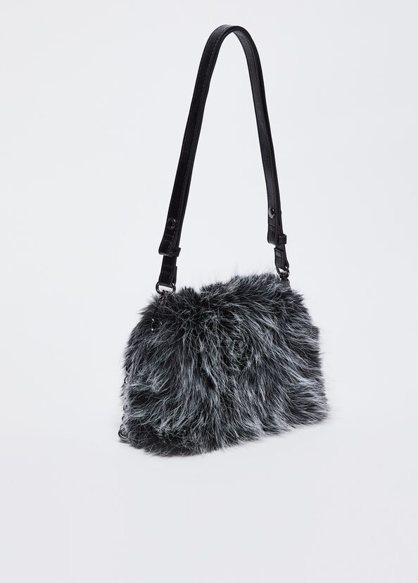 Liu Jo Borsa LaPuffy in pelliccia sintetica Italy
