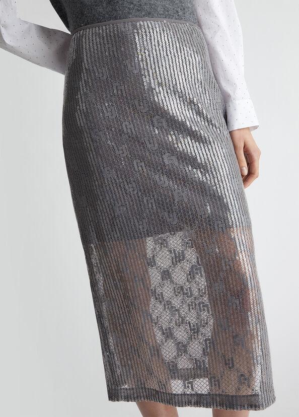 Liu Jo Gonna in pizzo con paillettes Pezzi Unici