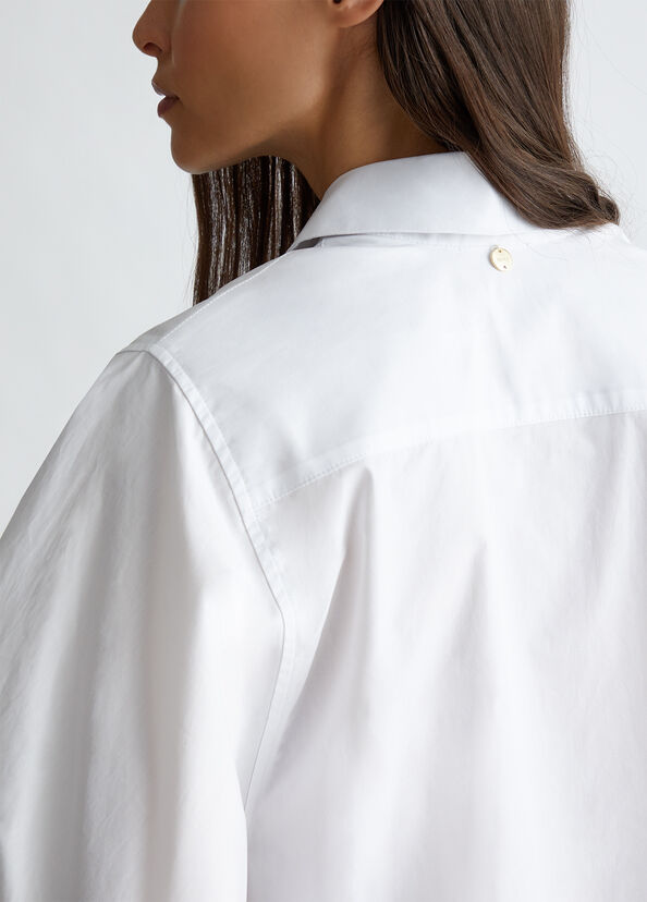 Liu Jo Camicia in popeline con spilla Outlet