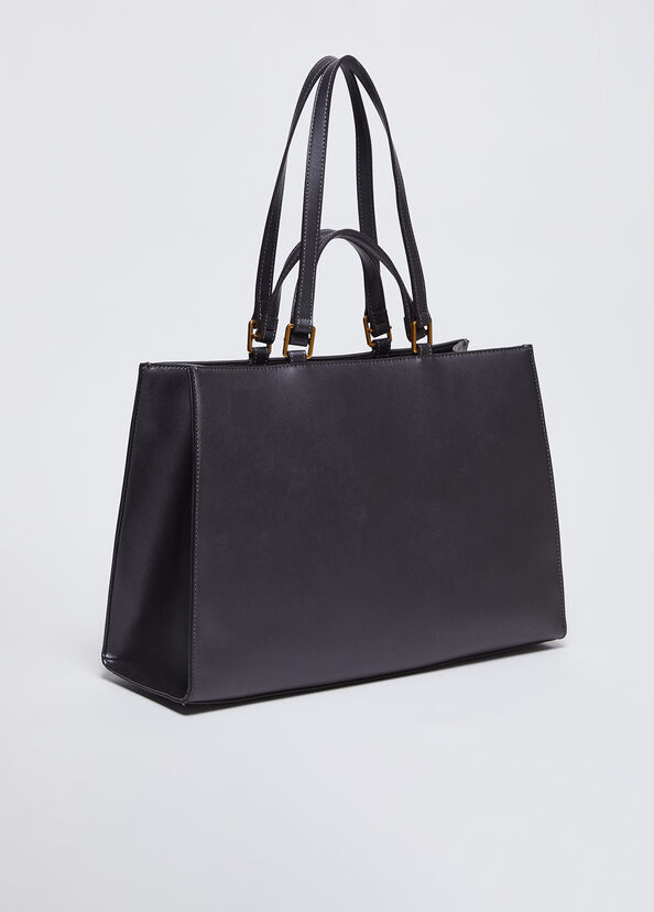 Liu Jo Shopping bag con logo monogram Offerta per la Festa della Mamma