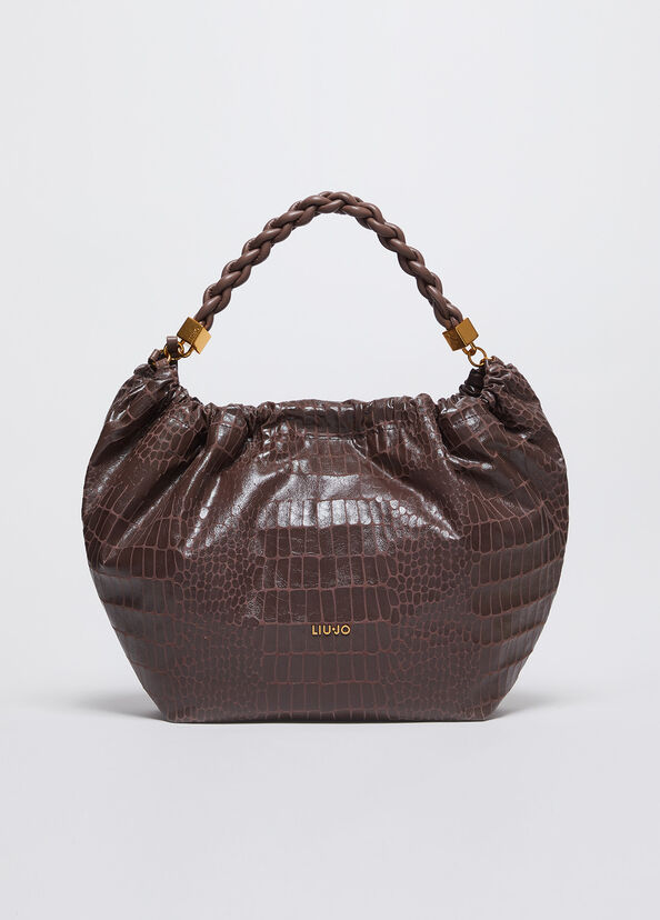 Liu Jo Borsa a mano con stampa coccodrillo Offerta Anniversario