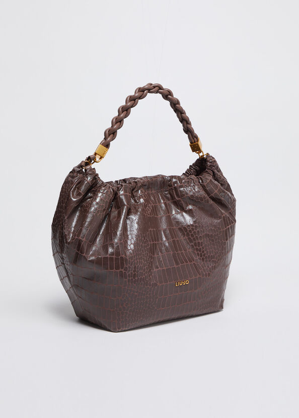 Liu Jo Borsa a mano con stampa coccodrillo Offerta Anniversario