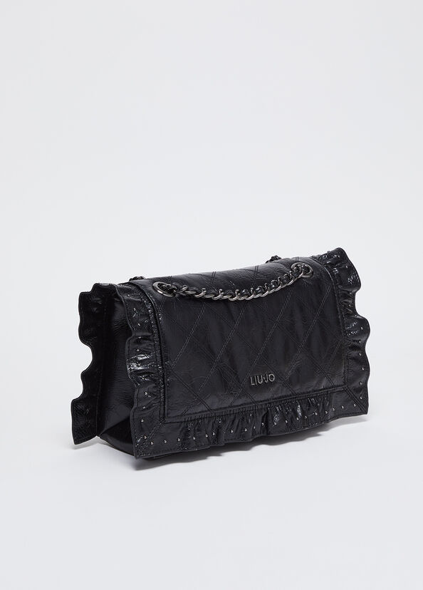 Liu Jo Borsa a tracolla glossy matelassé Smaltimento dello stoccaggio