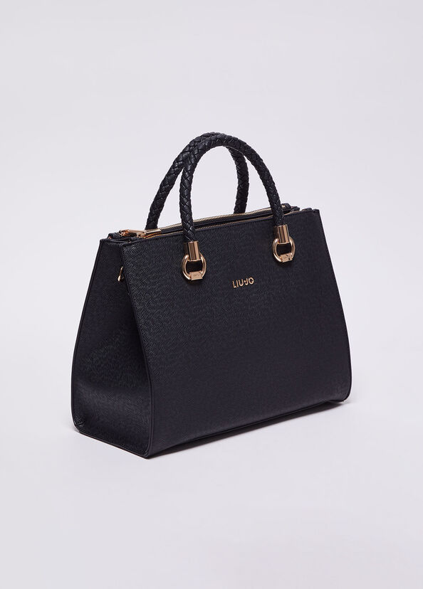 Liu Jo Shopping bag nera Offerta temporanea