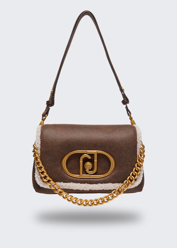 Liu Jo Borsa grande LaPuffy in tessuto spalmato Offerte stagionali