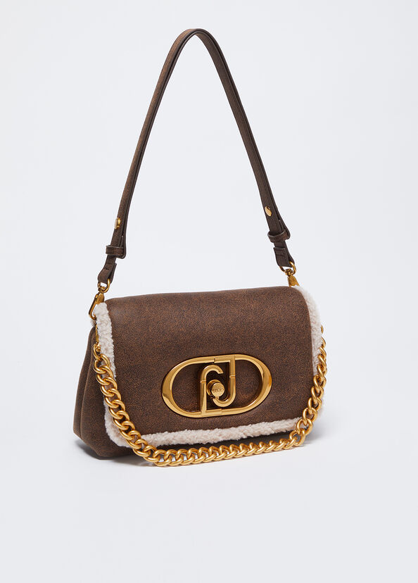 Liu Jo Borsa grande LaPuffy in tessuto spalmato Offerte stagionali