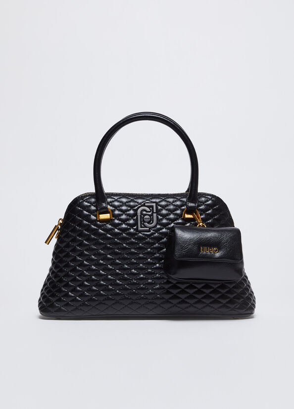 Liu Jo Borsa a mano glossy matelassé Sconti VIP
