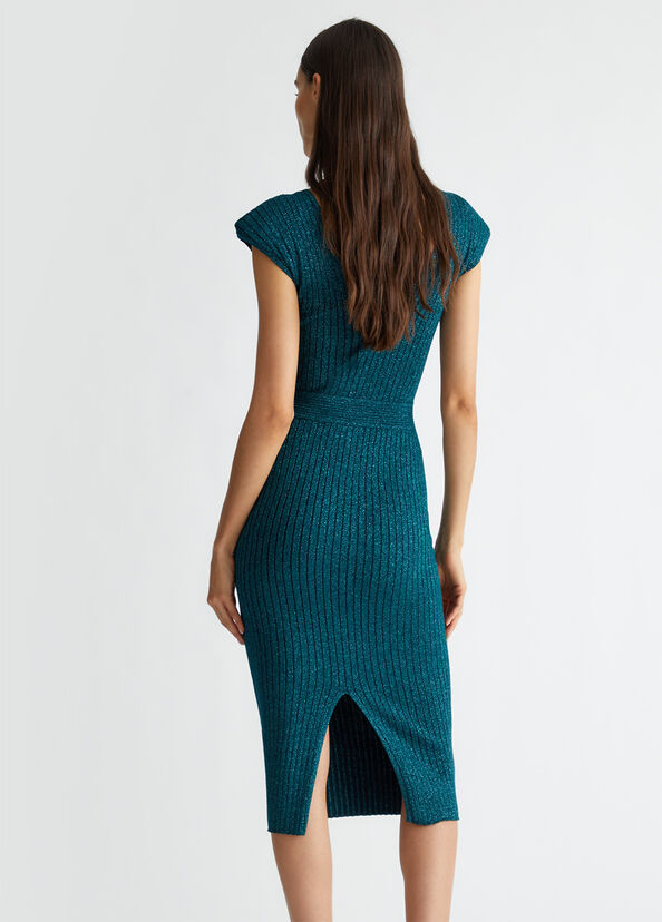 Liu Jo Abito midi in maglia lurex® Super sconto